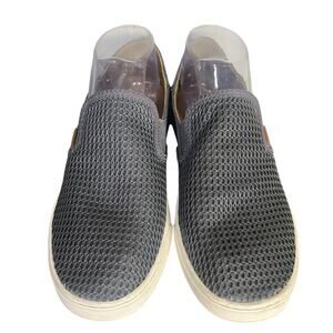 OLUKAI Pehuea Breathable Mesh Slip-On in Pavement Loafer Shoes Women's Size‎ 8.5